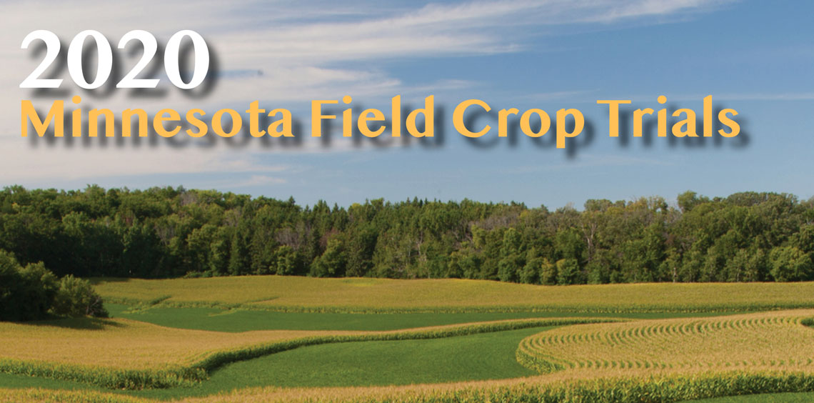 2020 Minnesota Field Crop Trials cover image.